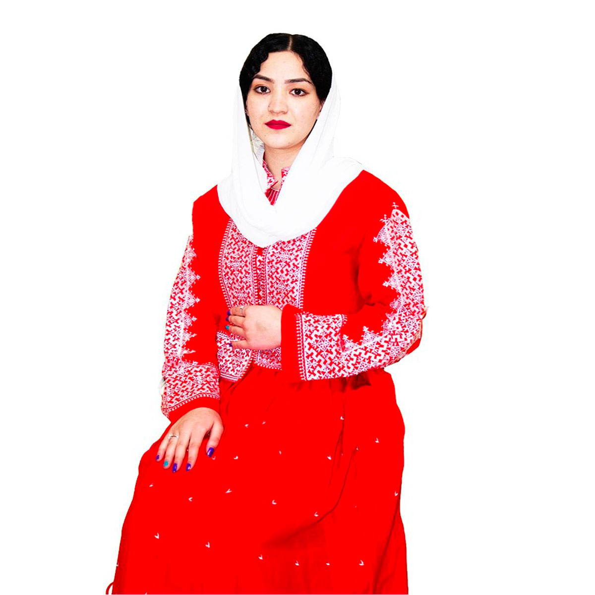 Hazargi Design Party Dress | Hand-embroidered Women Dress 1