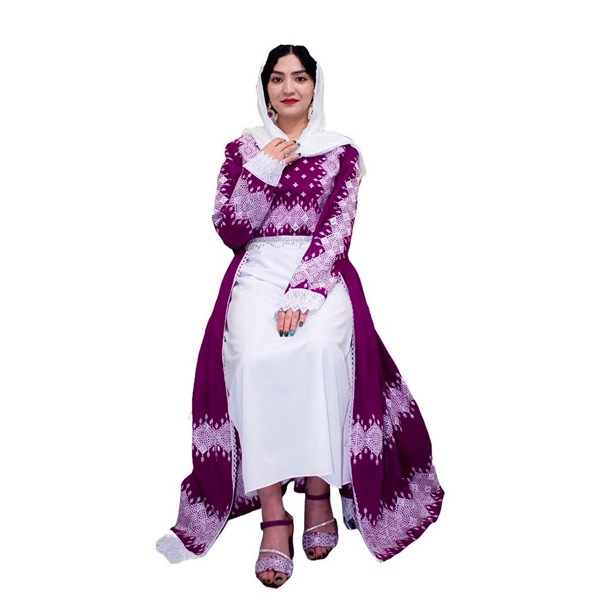 Hazargi Design Party Dress | Hand-embroidered Women Dress 2