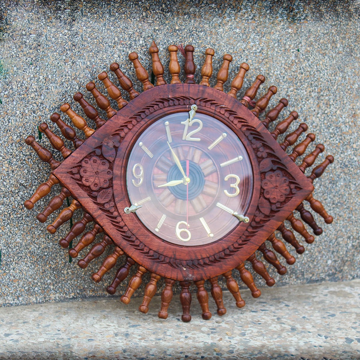 Handmade Wooden Clock | Eye Design Wall Clock 2
