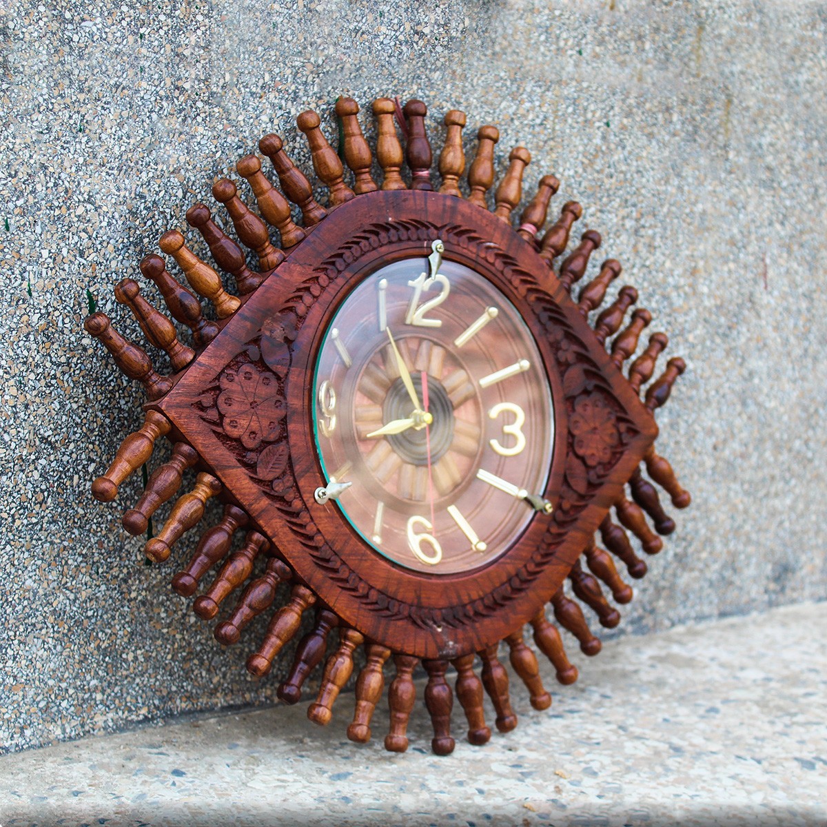 Handmade Wooden Clock | Eye Design Wall Clock 3