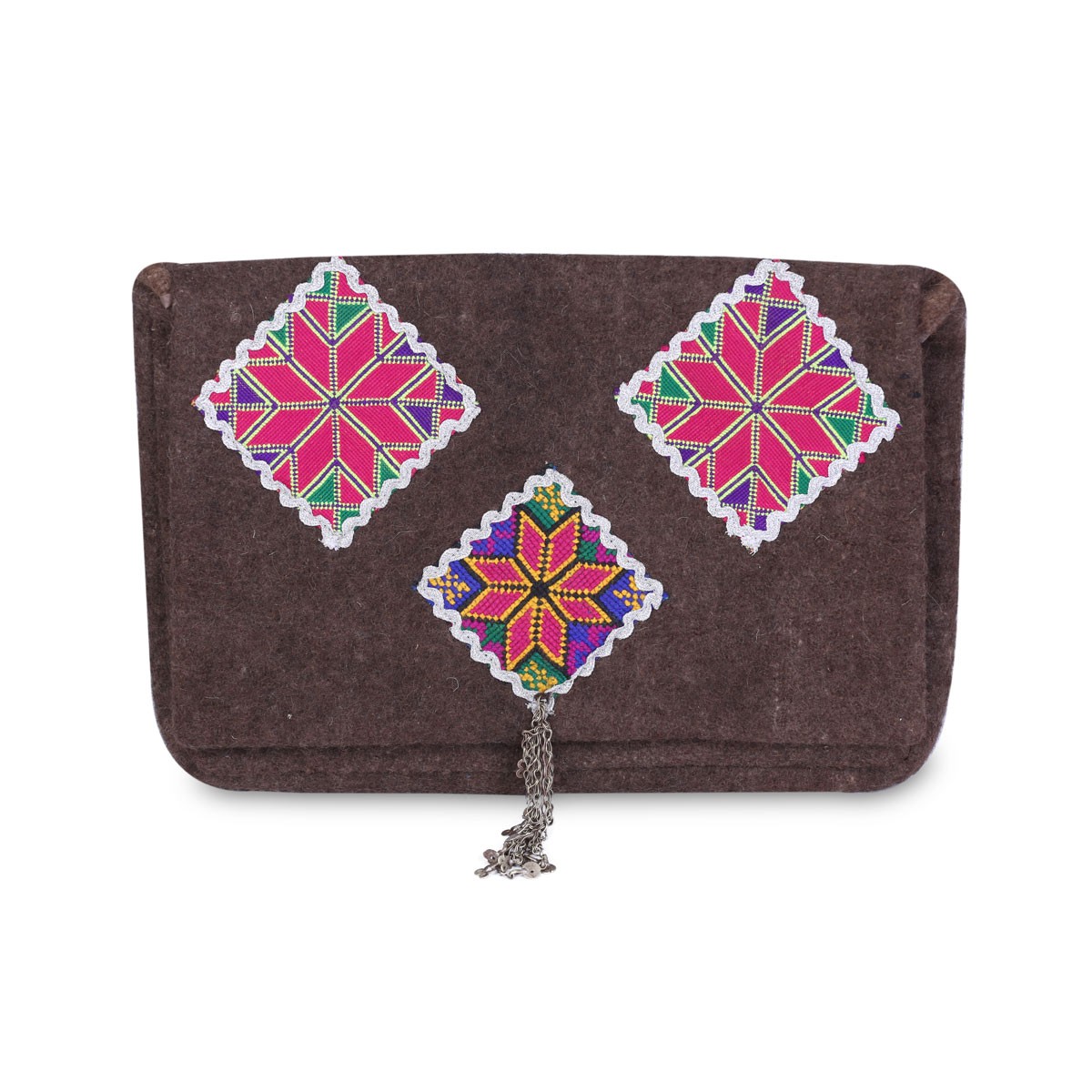 Brown Envelope Clutch Handbag 1