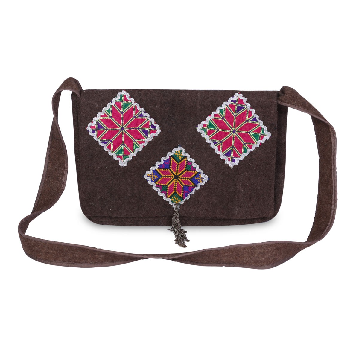 Brown Envelope Clutch Handbag 5