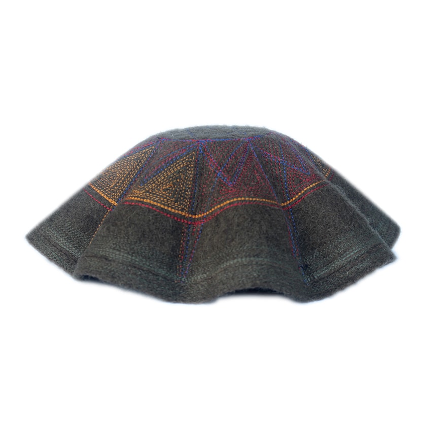 Brown Laghmani Pakol | Handmade Woolen Afghan Cap 2