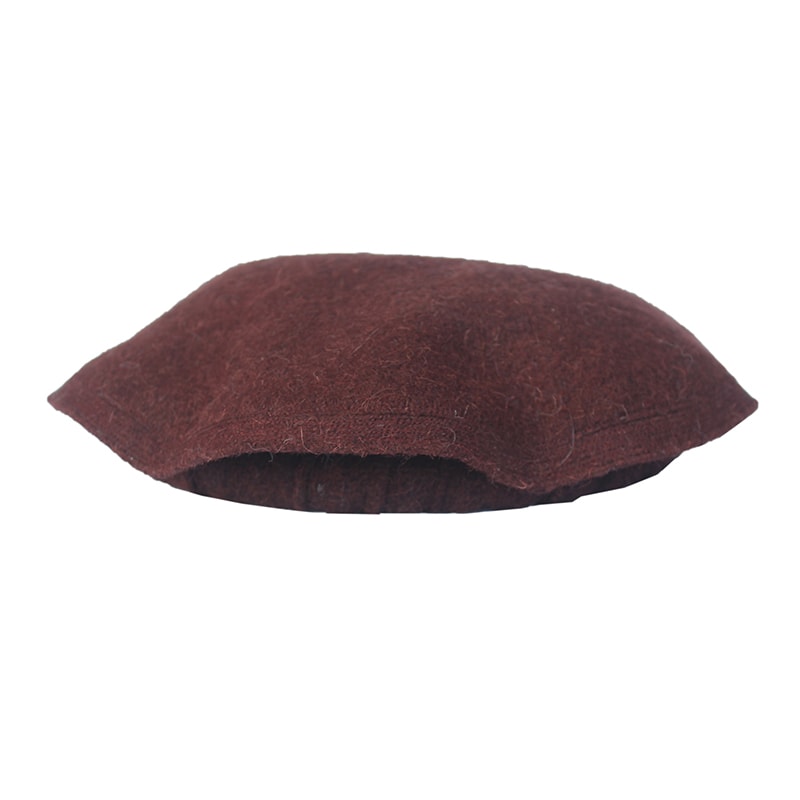 Brown Kunari Pakol | Handmade Wool Afghani Hat 2
