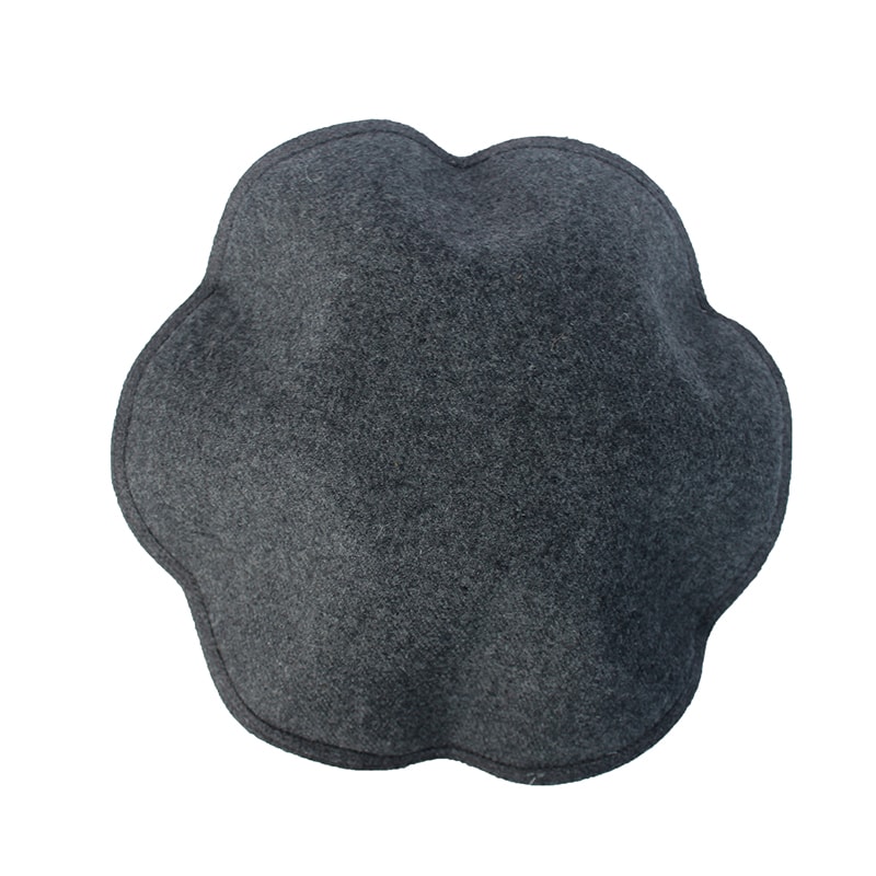 Gray Kunari Pakol| Handmade Wool Afghan Cap 2