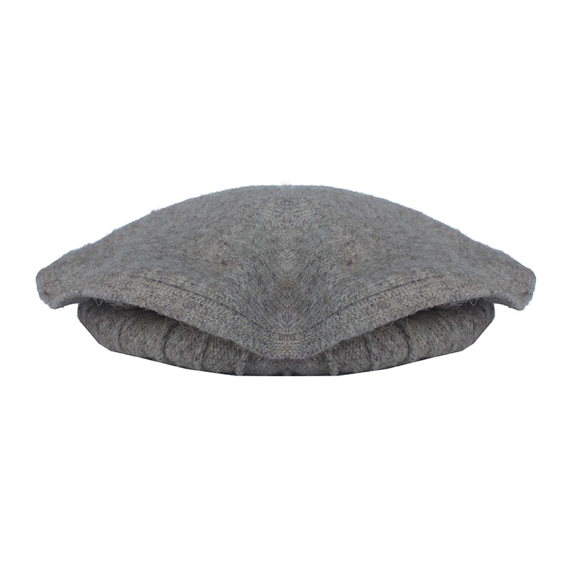 Light Gray Kunari Pakol | Handmade Woolen Afghan Cap 1