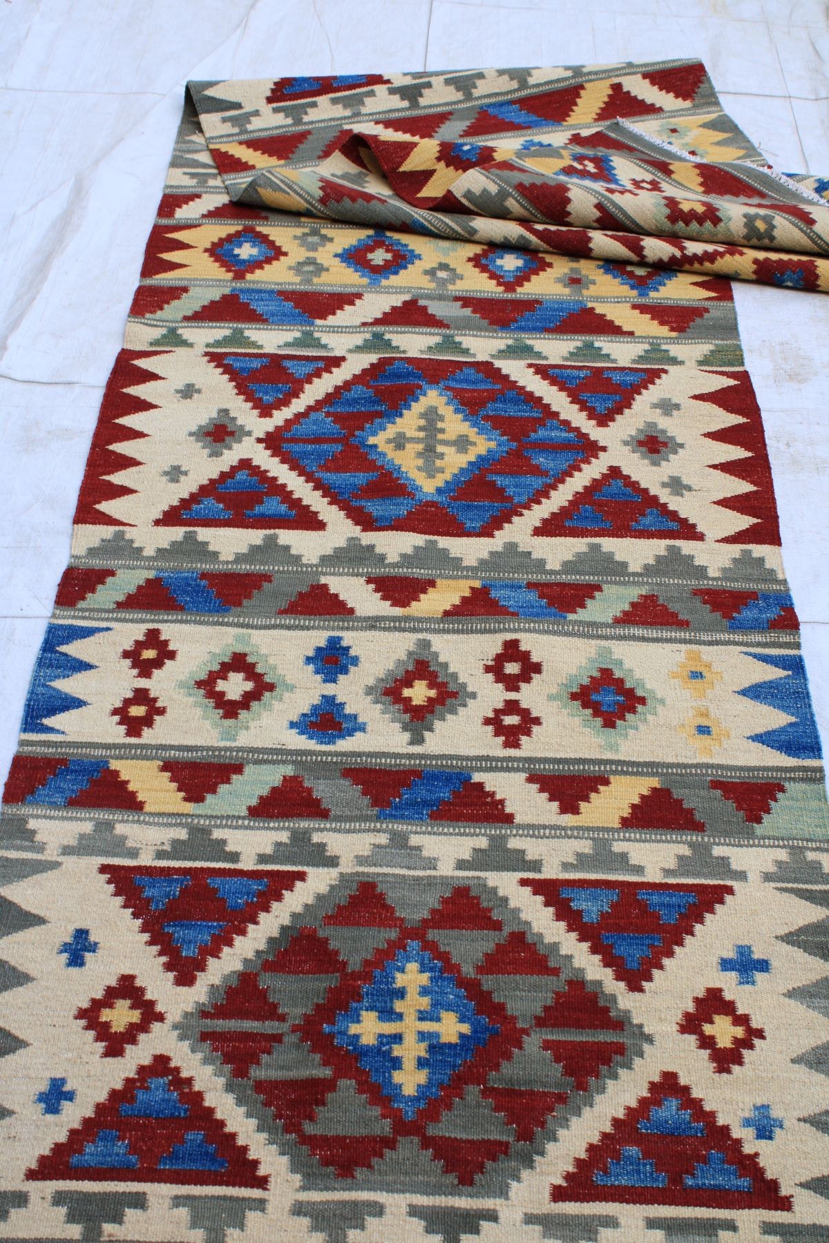 Runner Handmade Chobrang Kilim With Nice design 3
