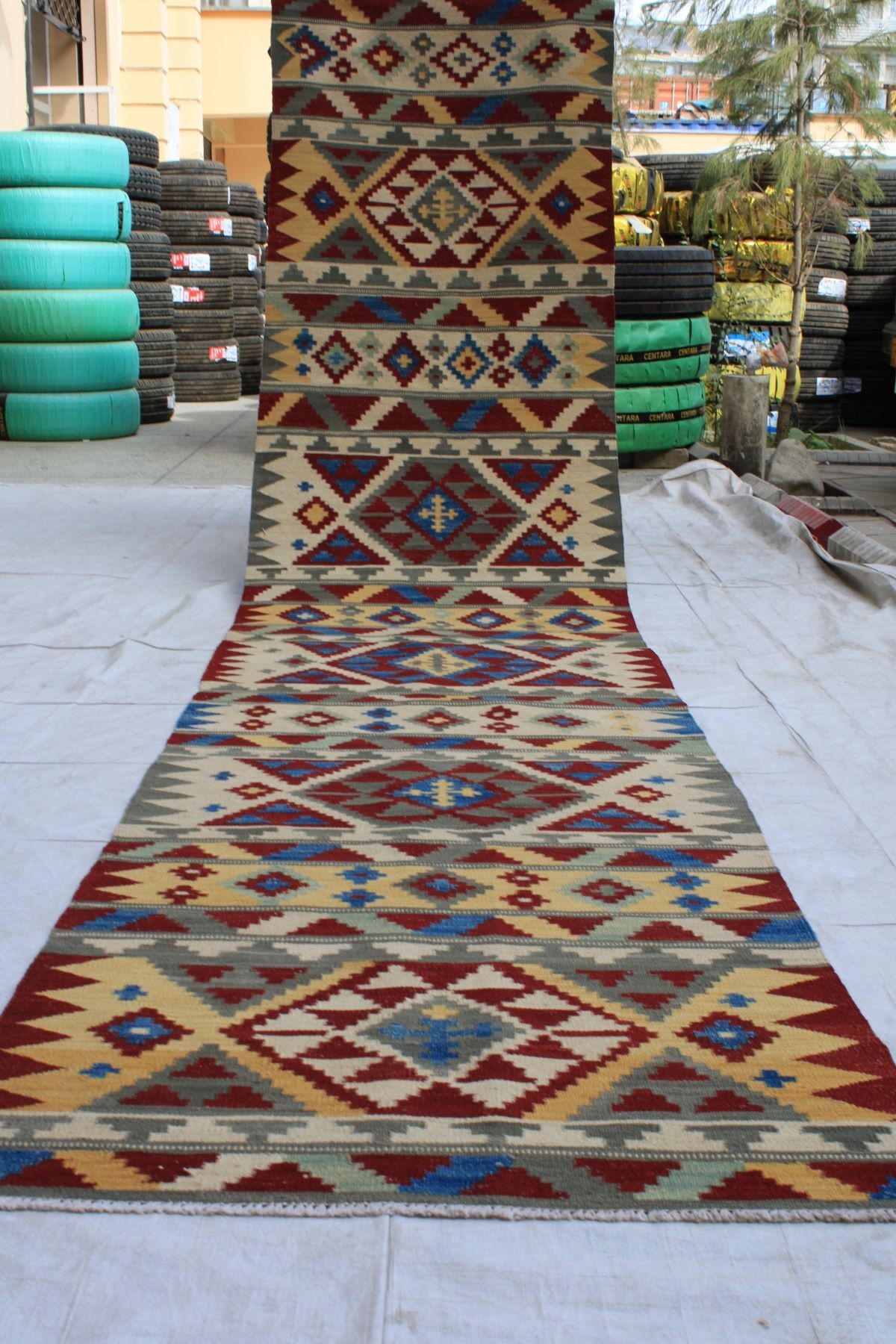 Runner Handmade Chobrang Kilim With Nice design 5