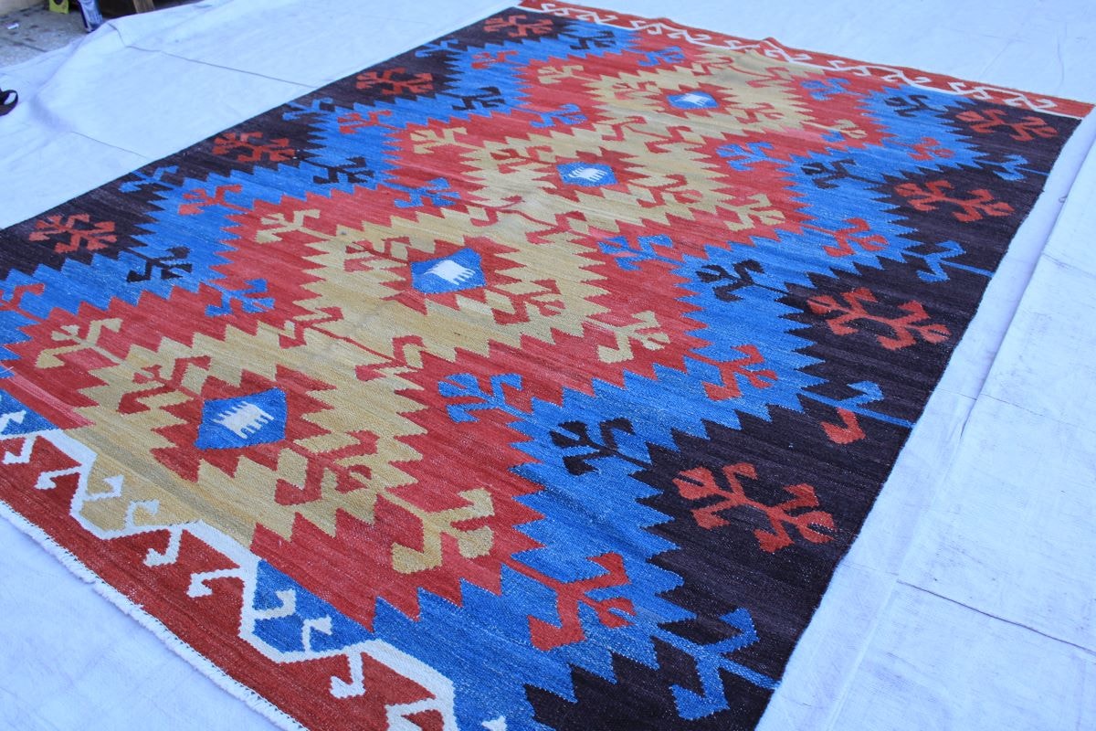 Hand Knotted Chobrang Kilim 2