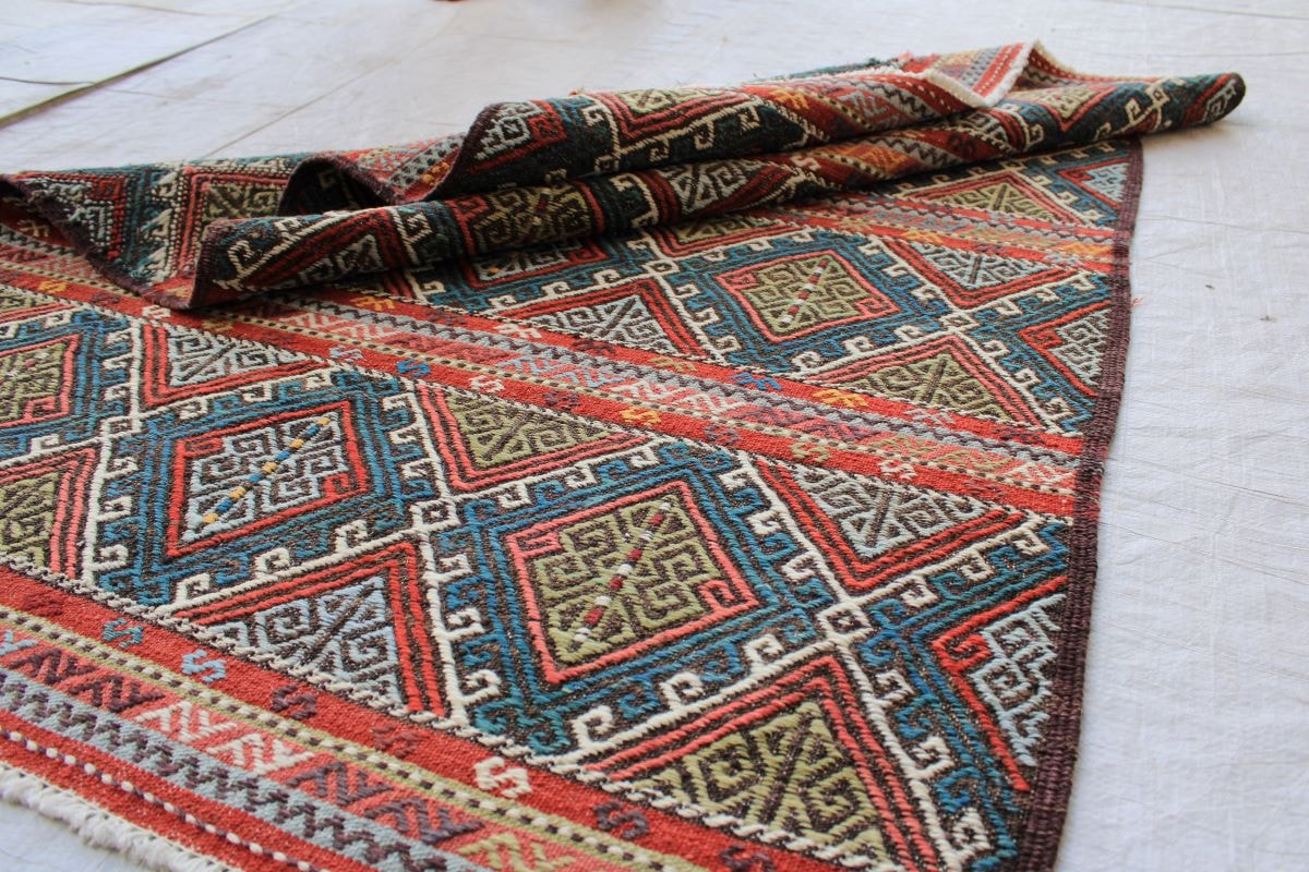 Stunning Design Chobrang Sarma Kilim With Nice Colorations 3