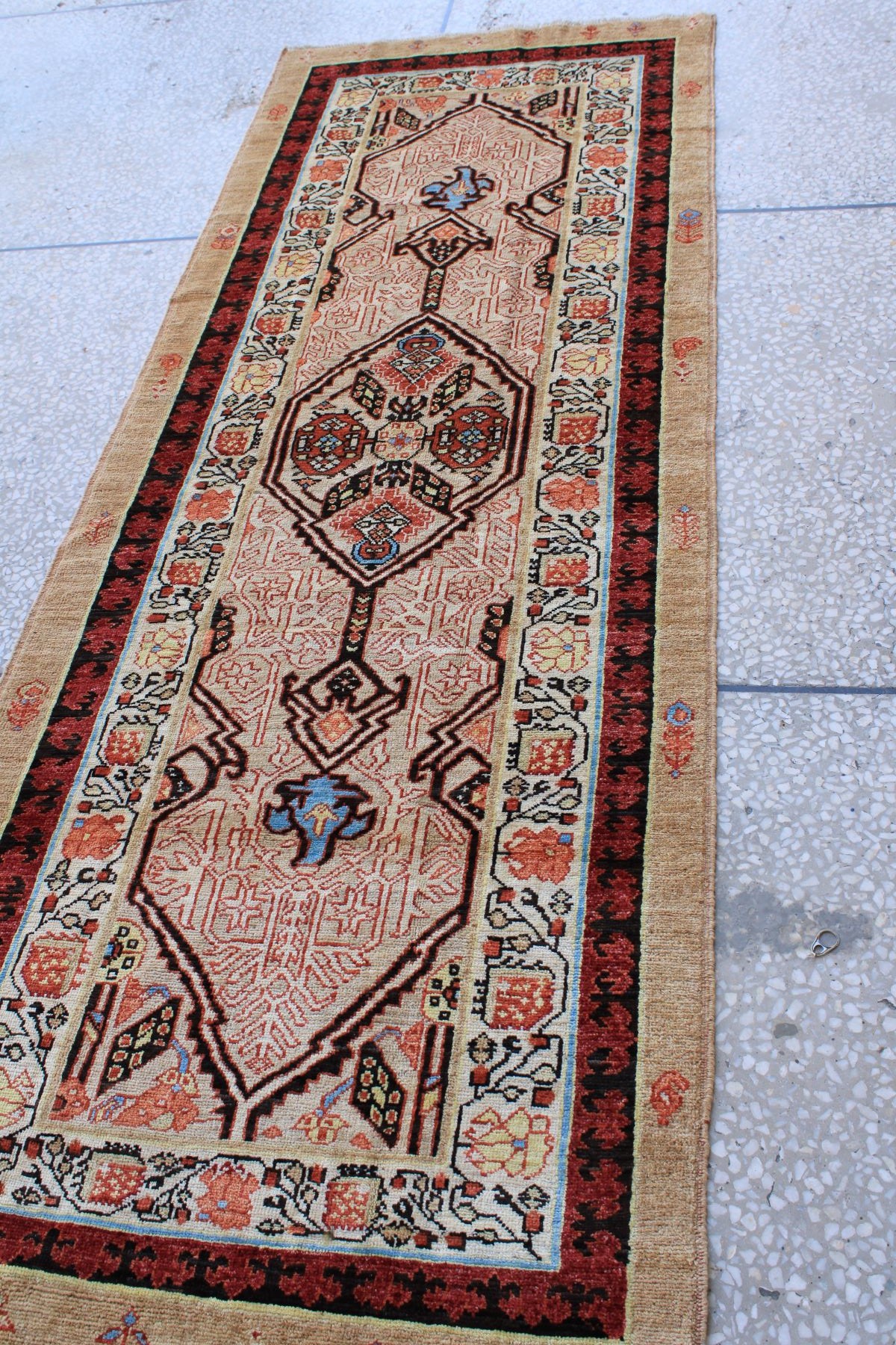 Antique Chobrang Runner Carpet 1