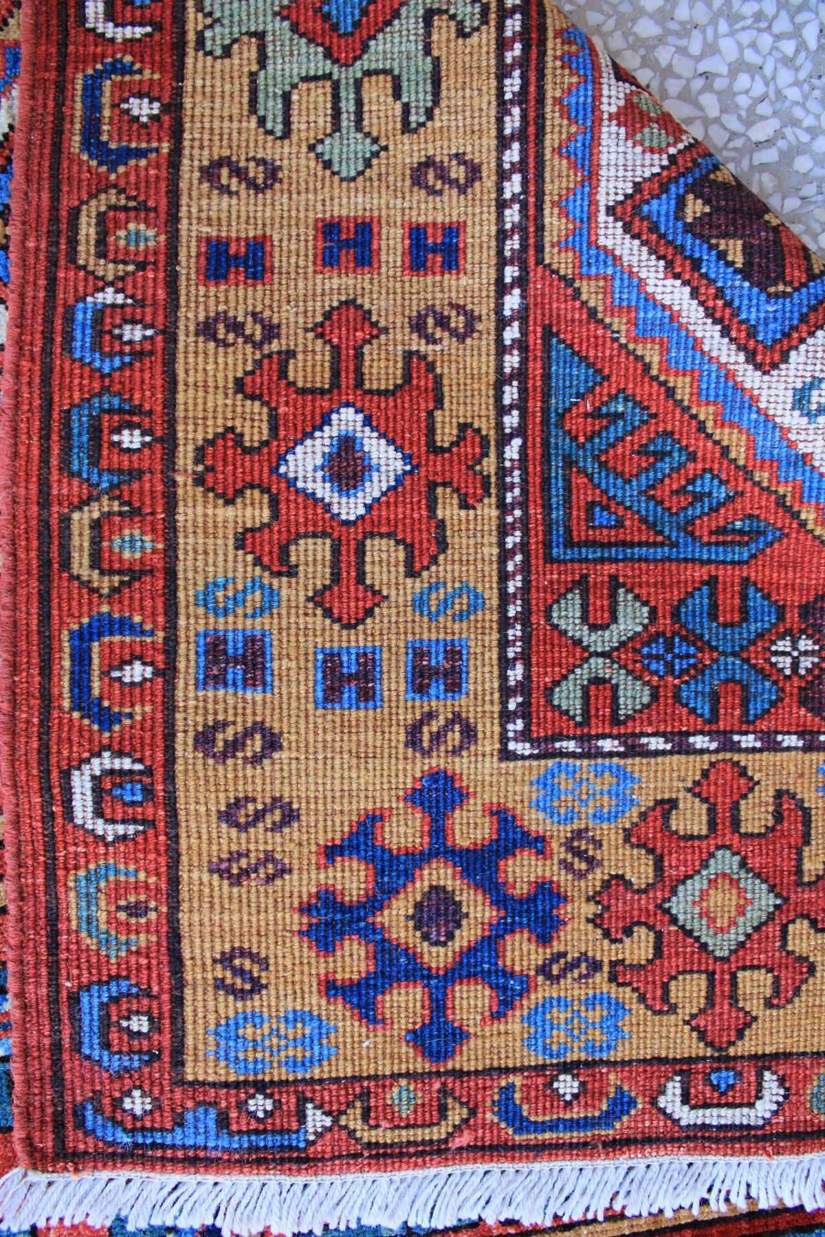 Antique Kazak Chobrang Carpet 4
