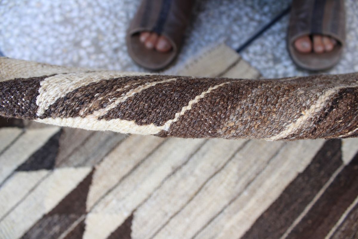 Stunning Natural Sheep Wool Handmade Kilim 5