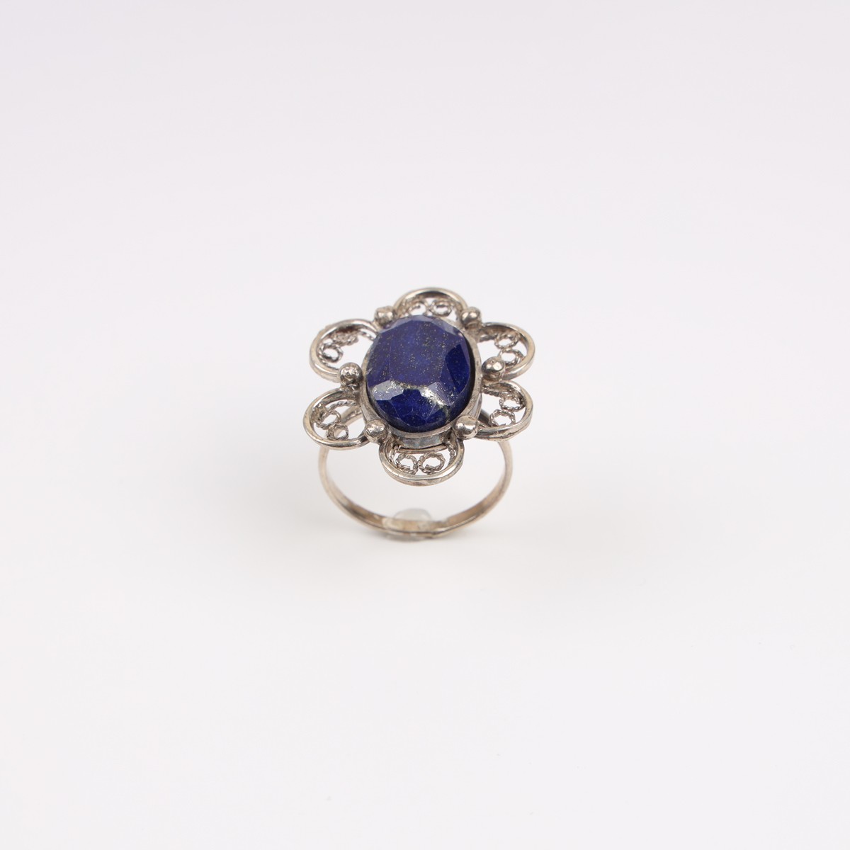 Flower Lapis Ring 1