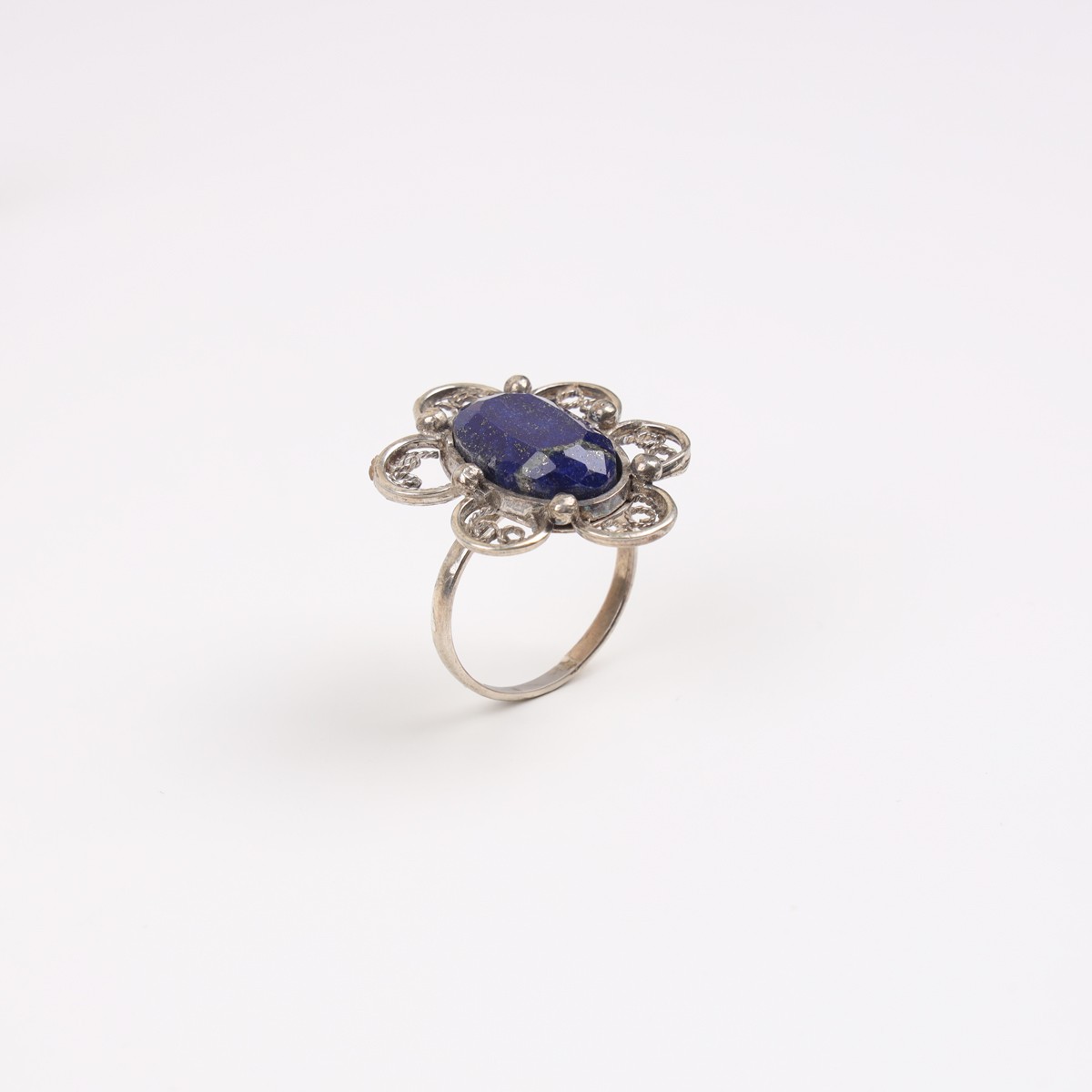 Flower Lapis Ring 2