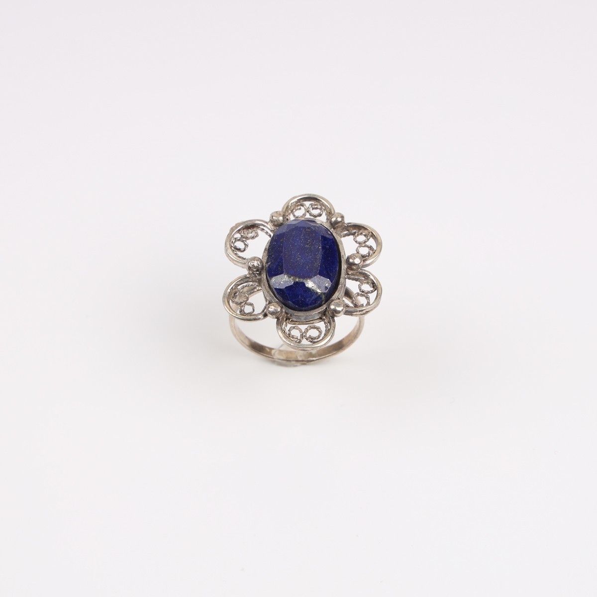 Flower Lapis Ring 3