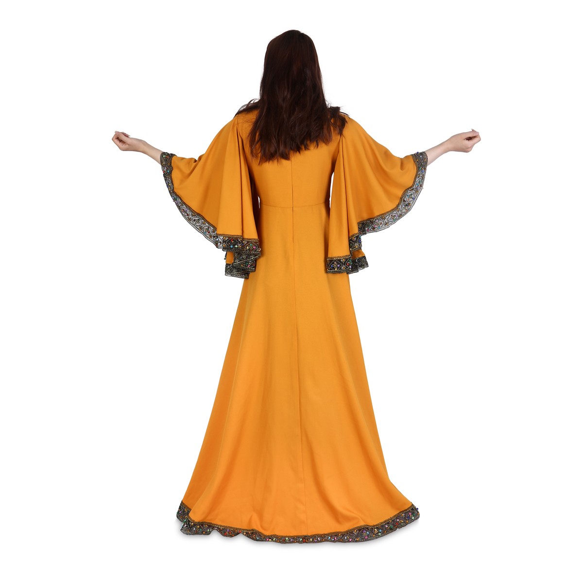 Afghan Crepe Fabric Long Dress 3