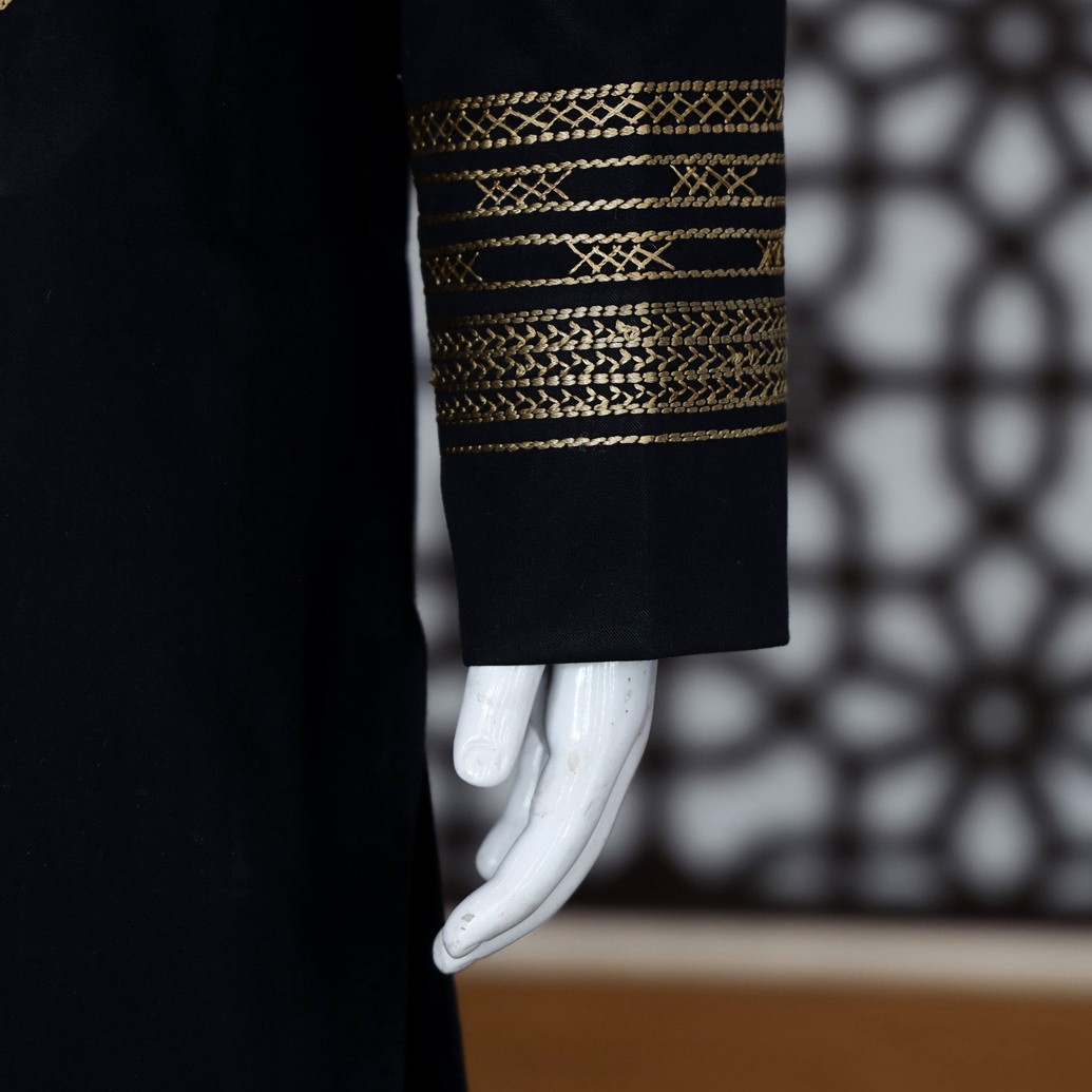 Black Afghan Men's Outfit, Perahan Tunban 2