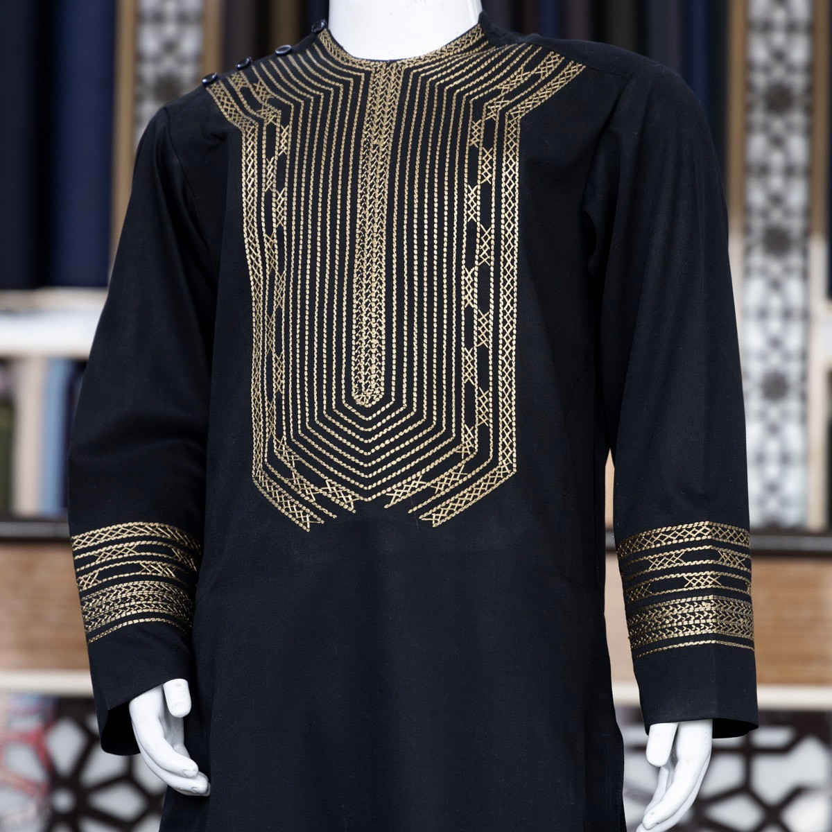 black dress with flats Afghani Dress – GENERATION main image 1