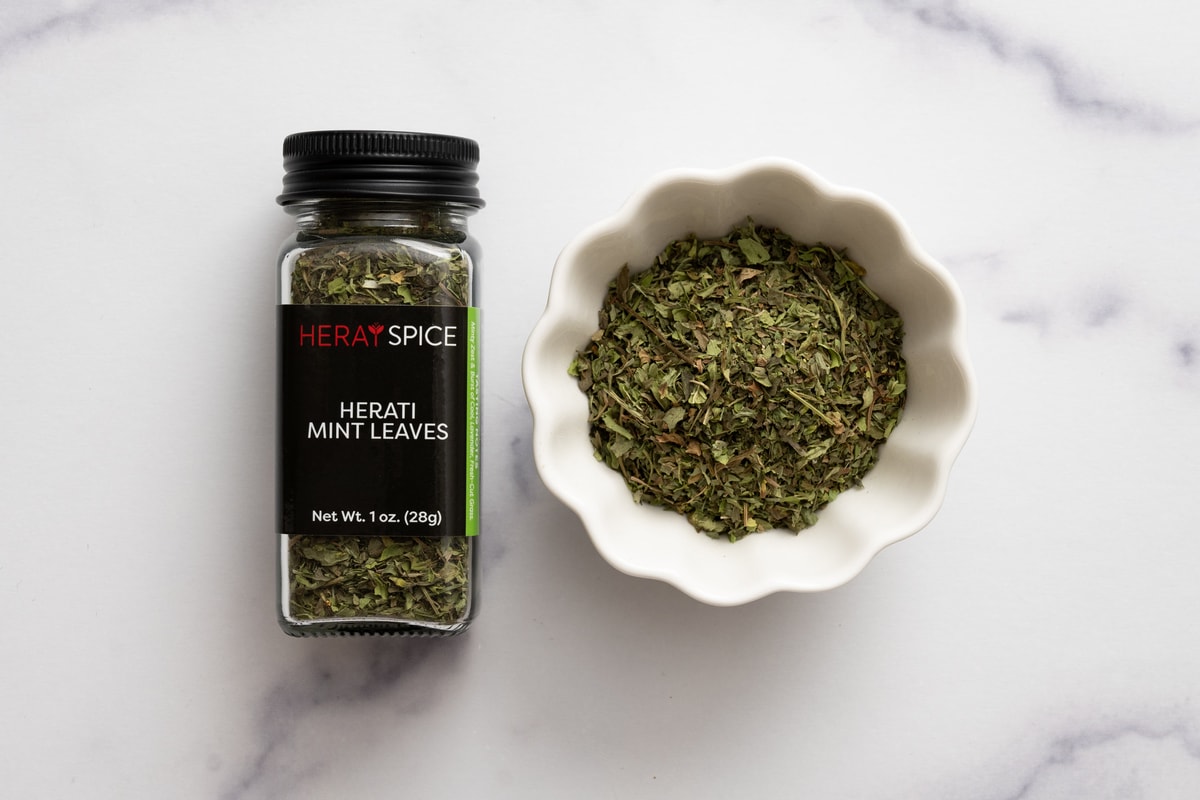 Herati Mint Leaves Single Origin, Extra Aromatic, Ethically Sourced Afghani 1 Oz (28.5 grams) 1