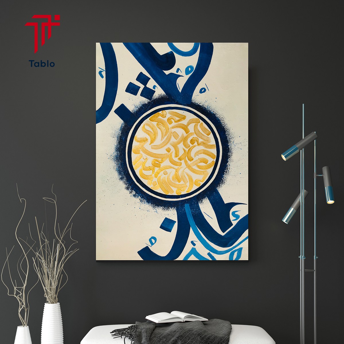 Classic Oil Color Calligraphy | Wall-Hanging Artwork 3