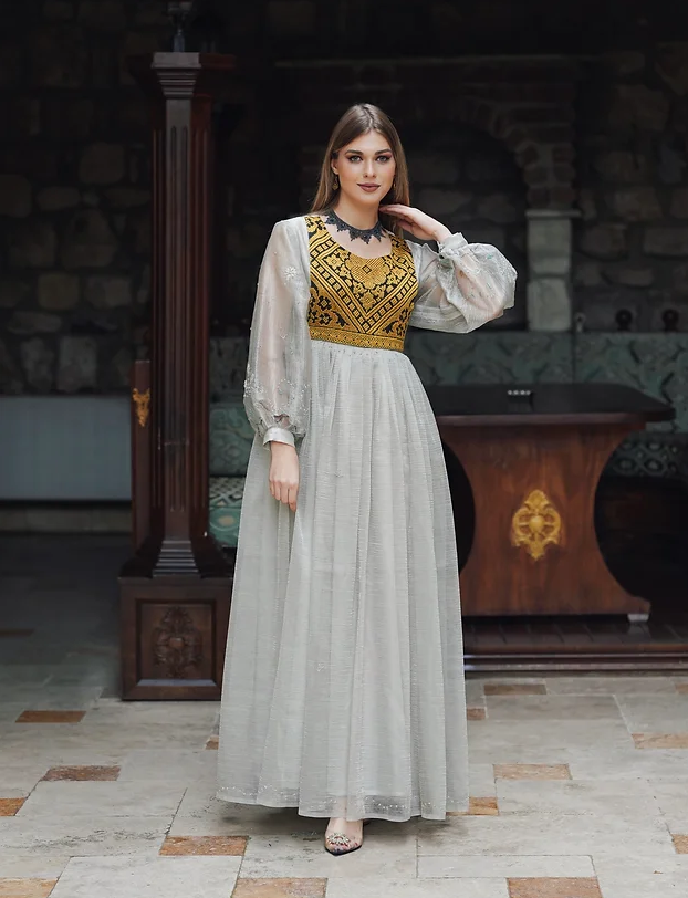 Guldozi Embroidery Pleated Dress 3