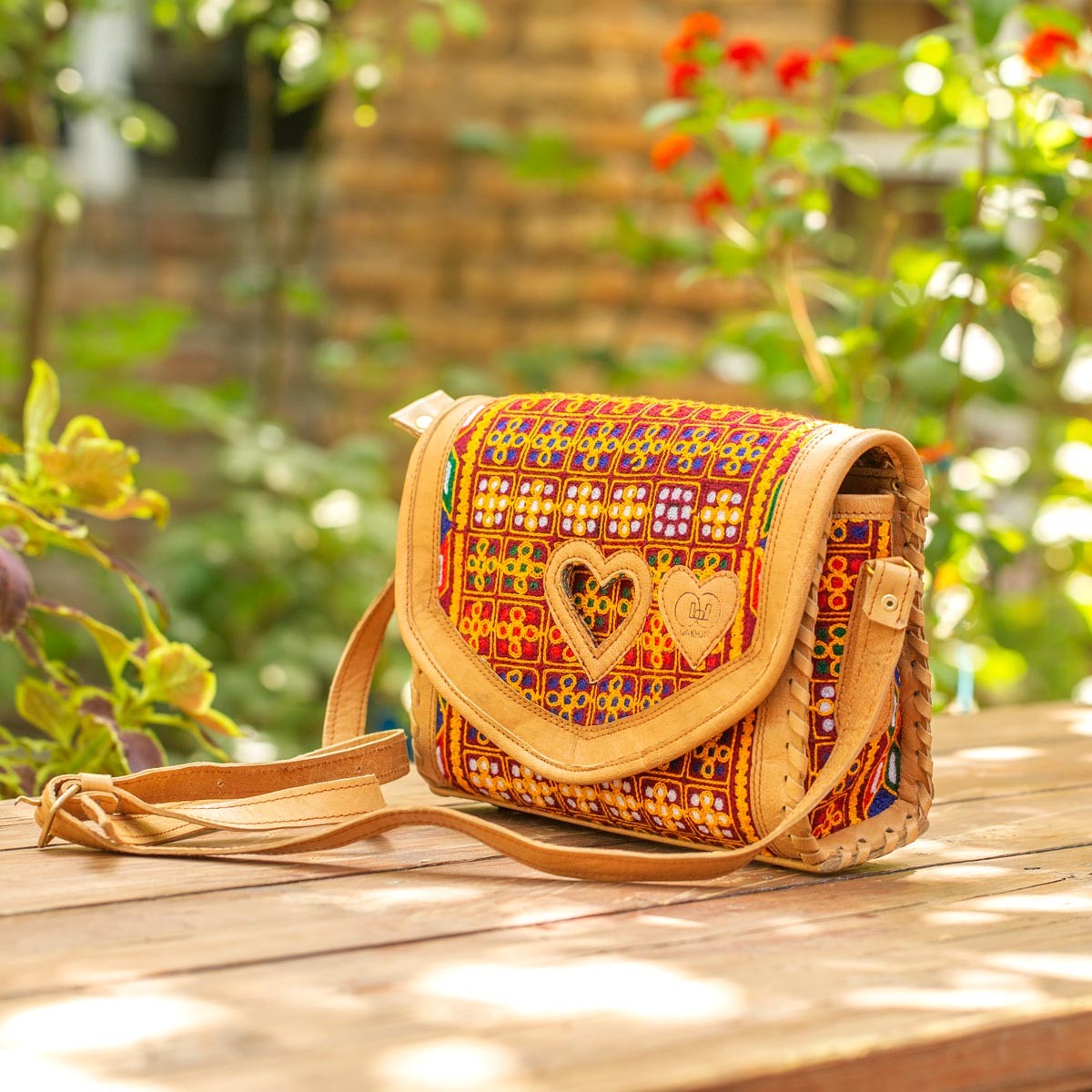 Matching Thread Embroidered Bag, Handbag & Shoe Set | Tote Bag, Clutch Purse & Ballet Shoe Pair 2