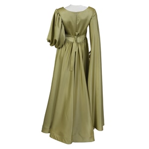 Green Nikkah Bridal Dress | Cherma Embroidered Afghan Dress | Aseel