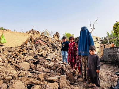 Massive Earthquake Strikes Northern Afghanistan photo