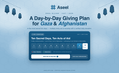 Dhul Hijjah 2026: A Day-by-Day Giving Plan for Gaza and Afghanistan in the Most Sacred Ten Days photo