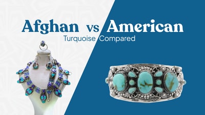 Afghan vs American Turquoise Compared photo