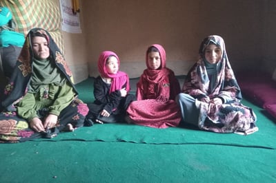 Helping a widow and three orphans. 