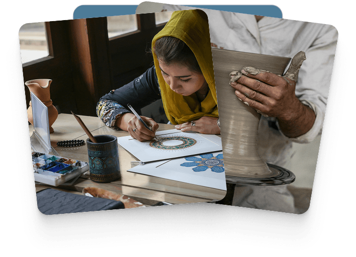 Buy directly from artisans in unexplored parts of the world