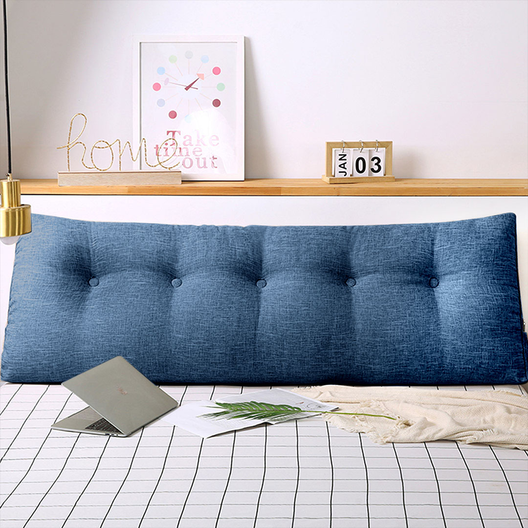 SOGA 100cm Blue Tatami Cushion
