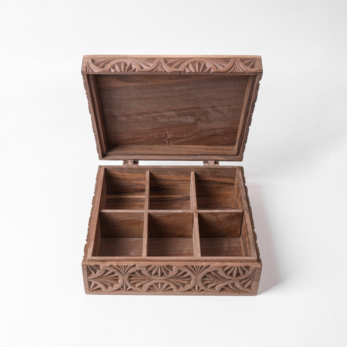 Tea box | walnut wood handcrafted