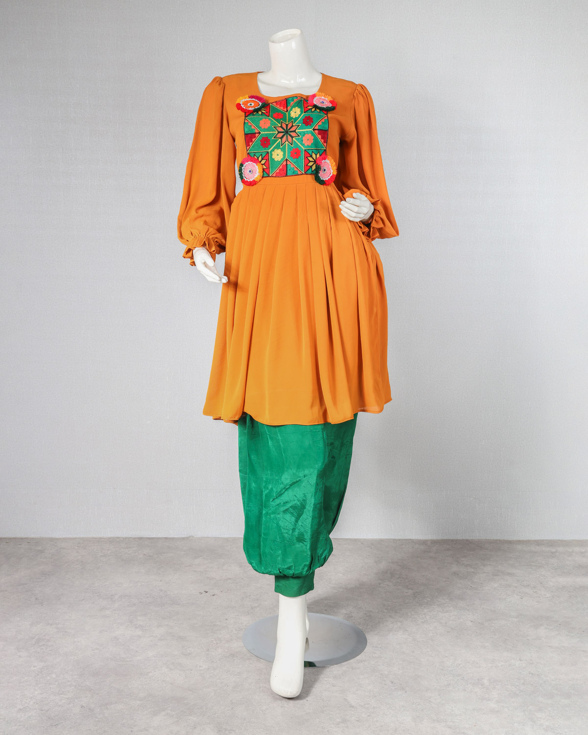 Afghan clothes with Dupatta