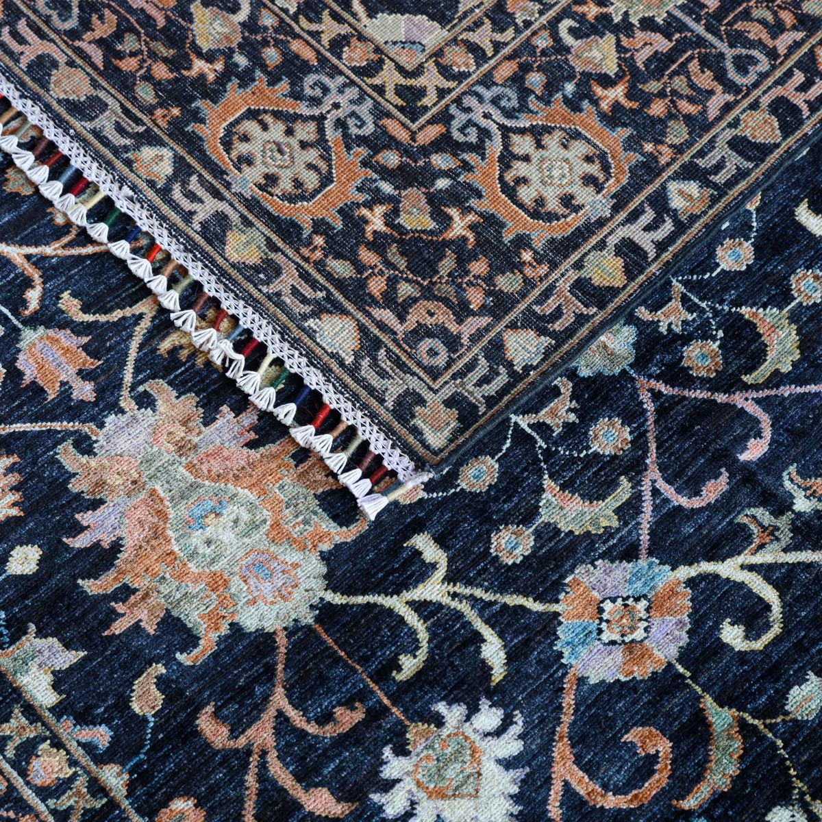 Handwoven Afghan Wool Carpet - Traditional Elegance 
