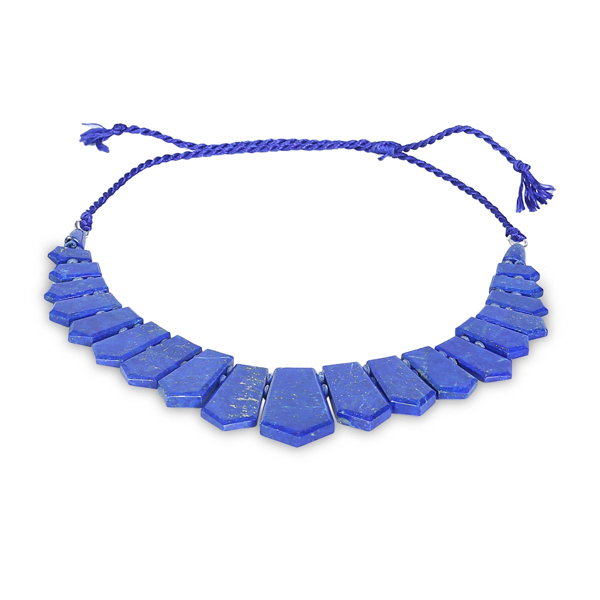 Lapis Lazuli Necklace | Plastron Choker Necklace