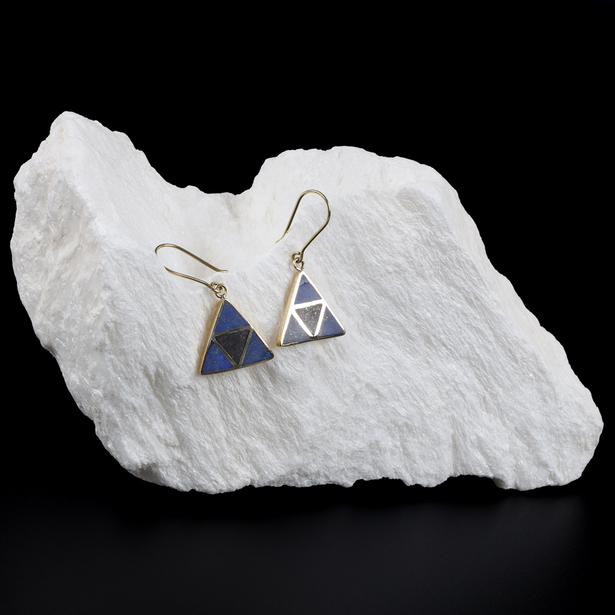 Earrings, Drop, lightewight earrings for women, Lapis Earrings 