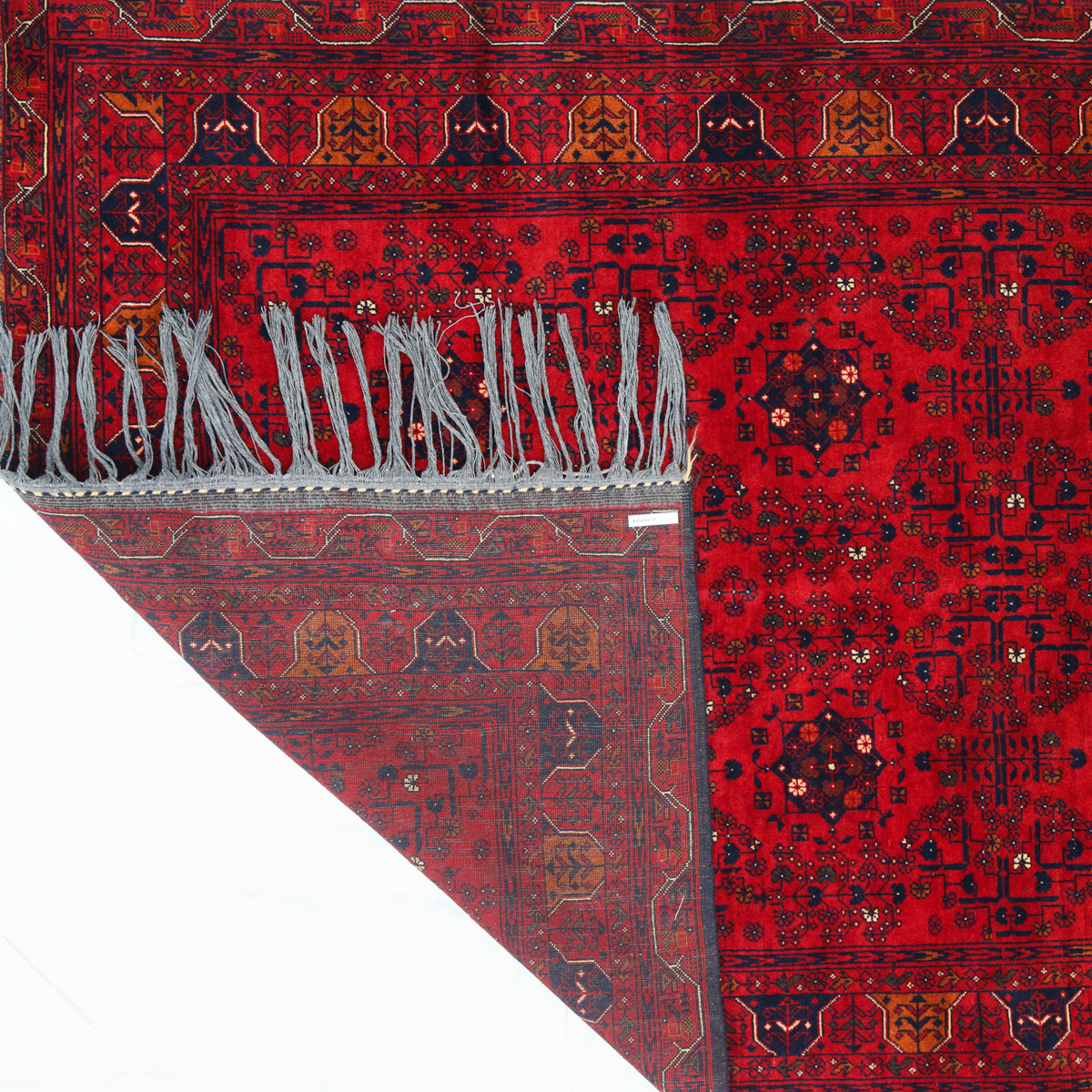 Wool Rug, Bukharaie Handmade Rug (7'9" x 5'9" ft) Afghani rug