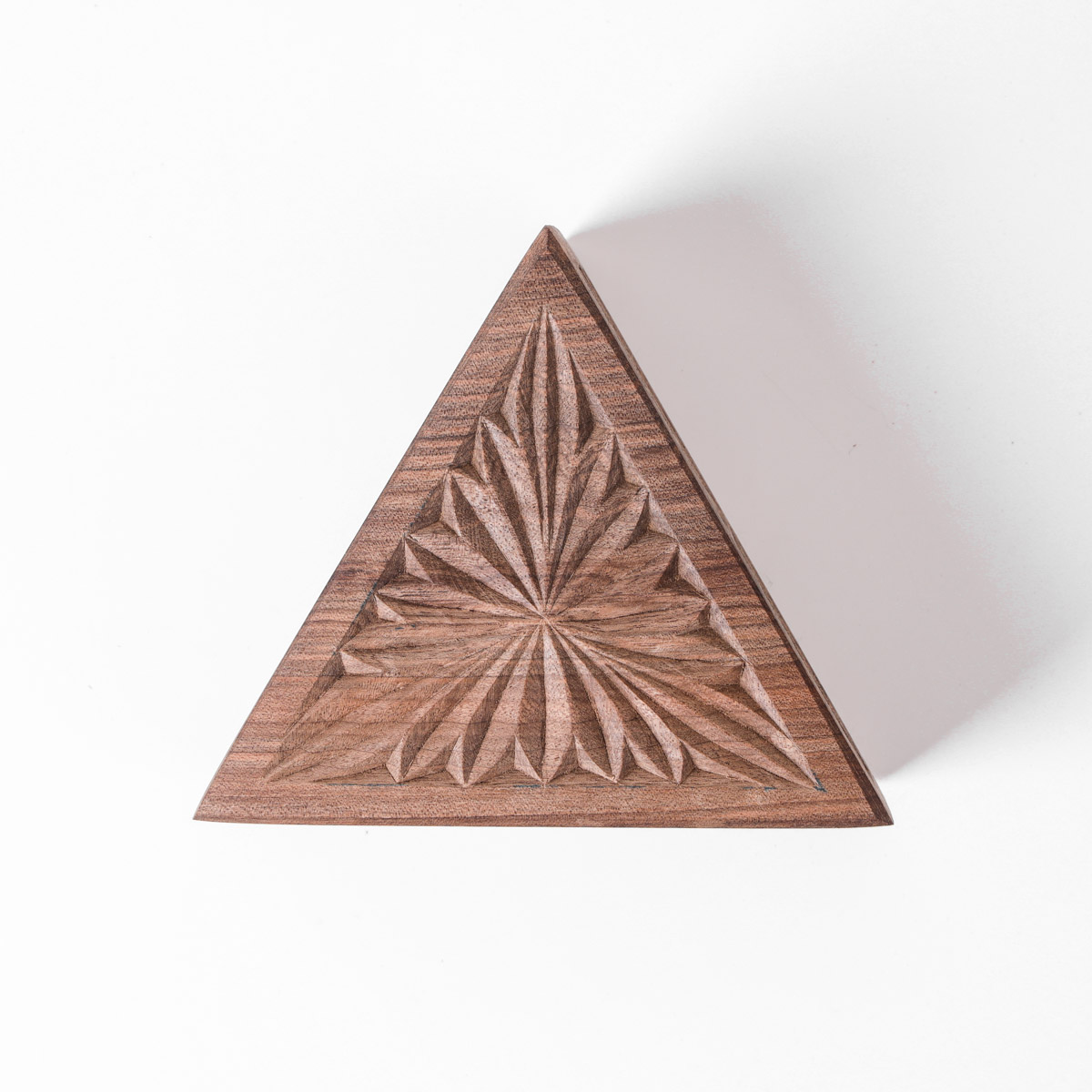 Gift Jewelry box With Fine Carvings | walnut Wood Jewelry Box
