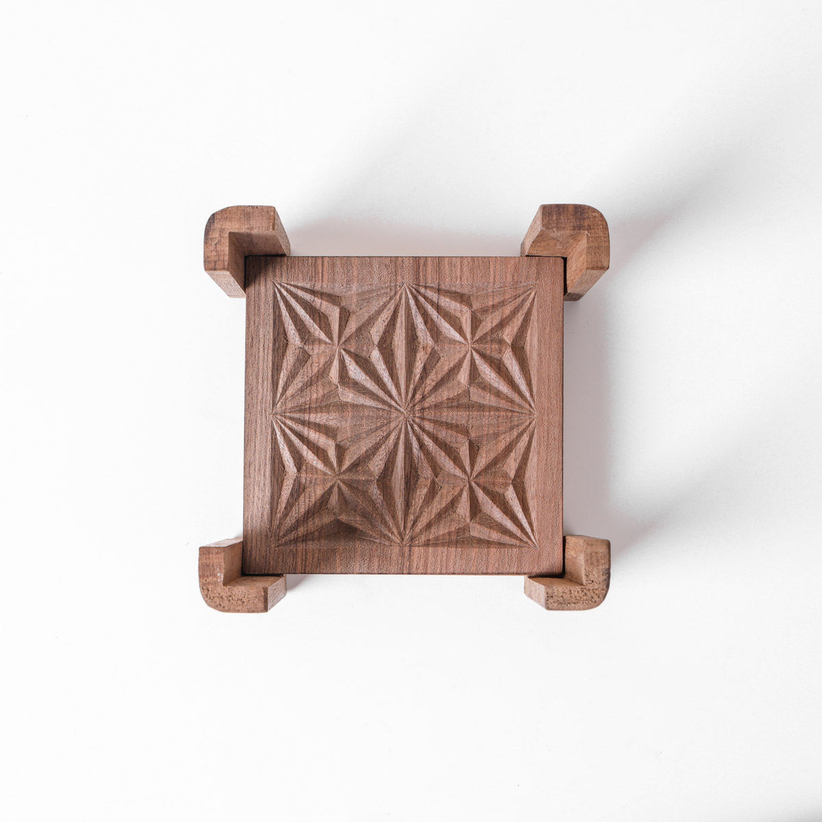 Saucer |walnut Wood | Handcrafted