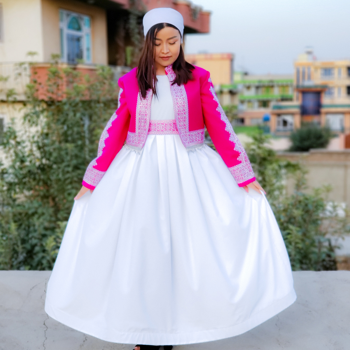 Hazargi Design Party Dress | Hand-embroidered Women Dress
