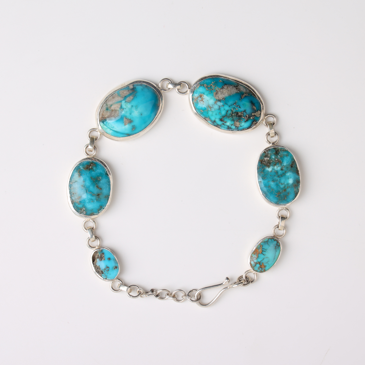 Turquoise Stone Bracelet - Elegant Handmade Jewelry