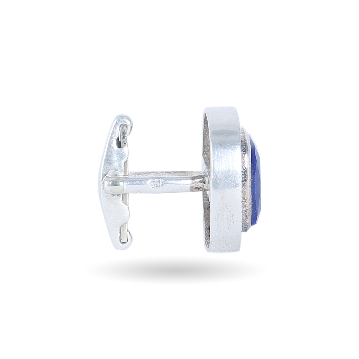 Lapis Square Cufflinks | Silver Fancy Cufflinks