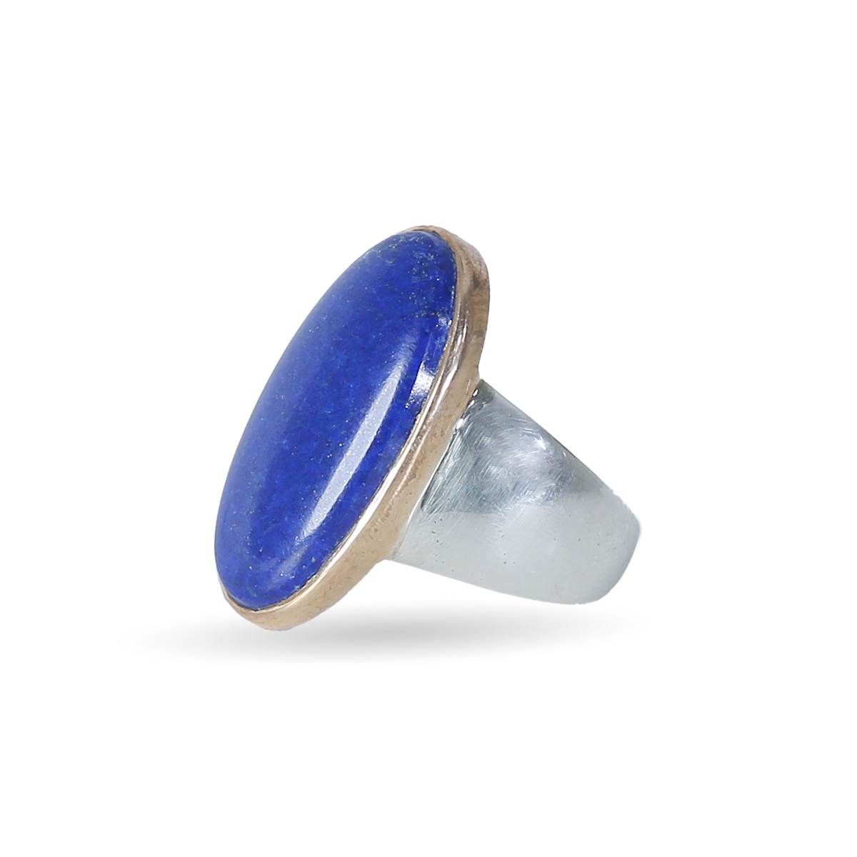 Lapis Lazuli Men's Ring | Oval Silver Ring