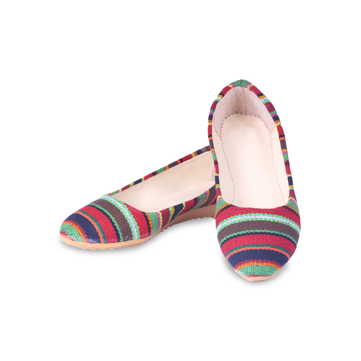Traditional Afghan Low Heels Shoes