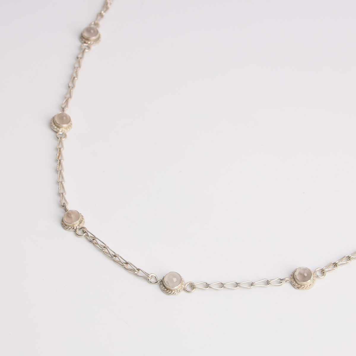Silver Necklace with bracelet, Gemstone from Afghanistan