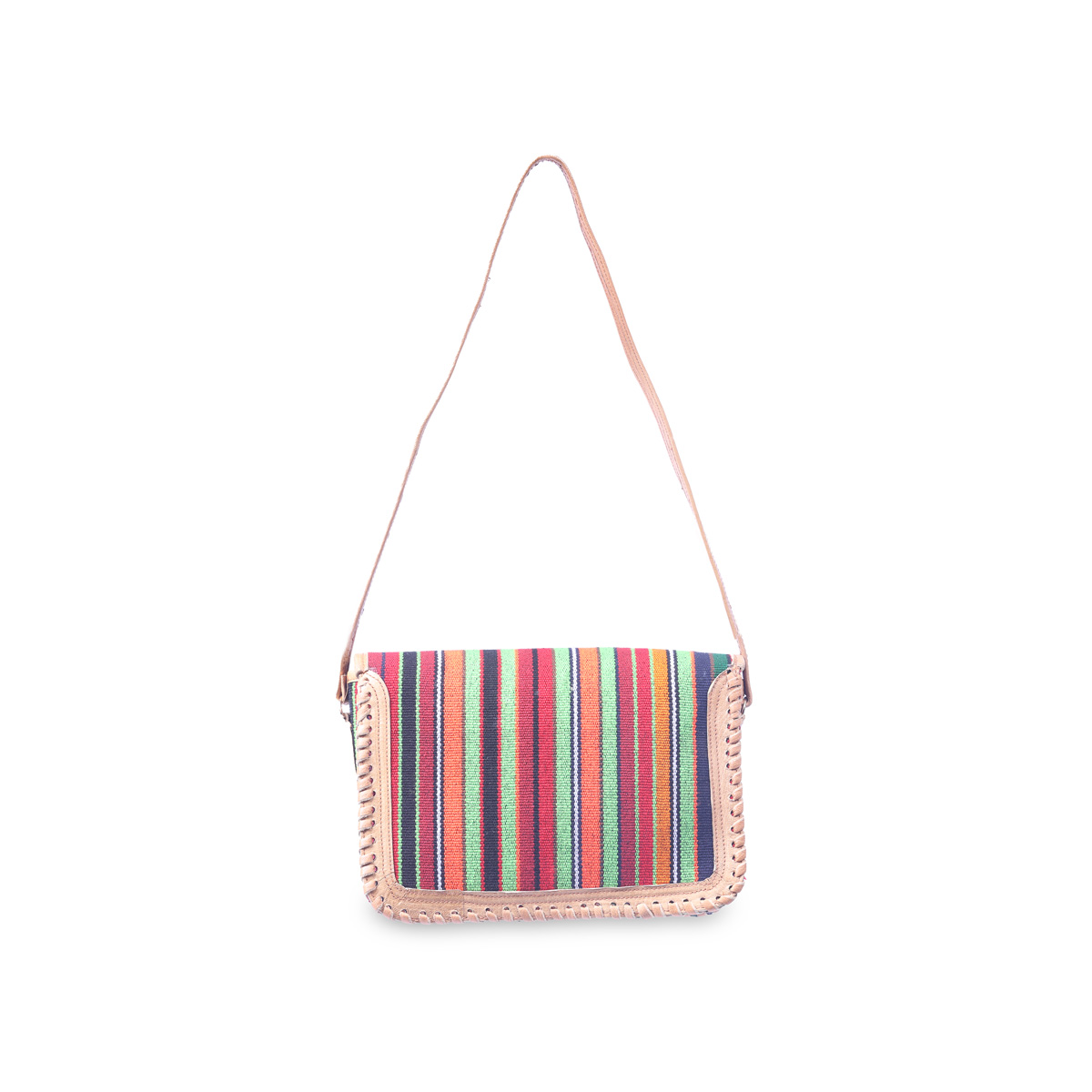 Leather Long Strap Shoulder Bag | Cross-Body bag 