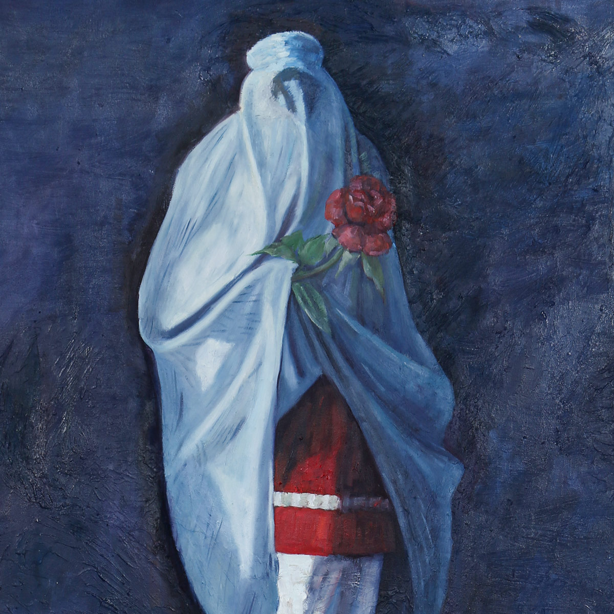 Afghan Burqa Lady Art Work | Wall Art
